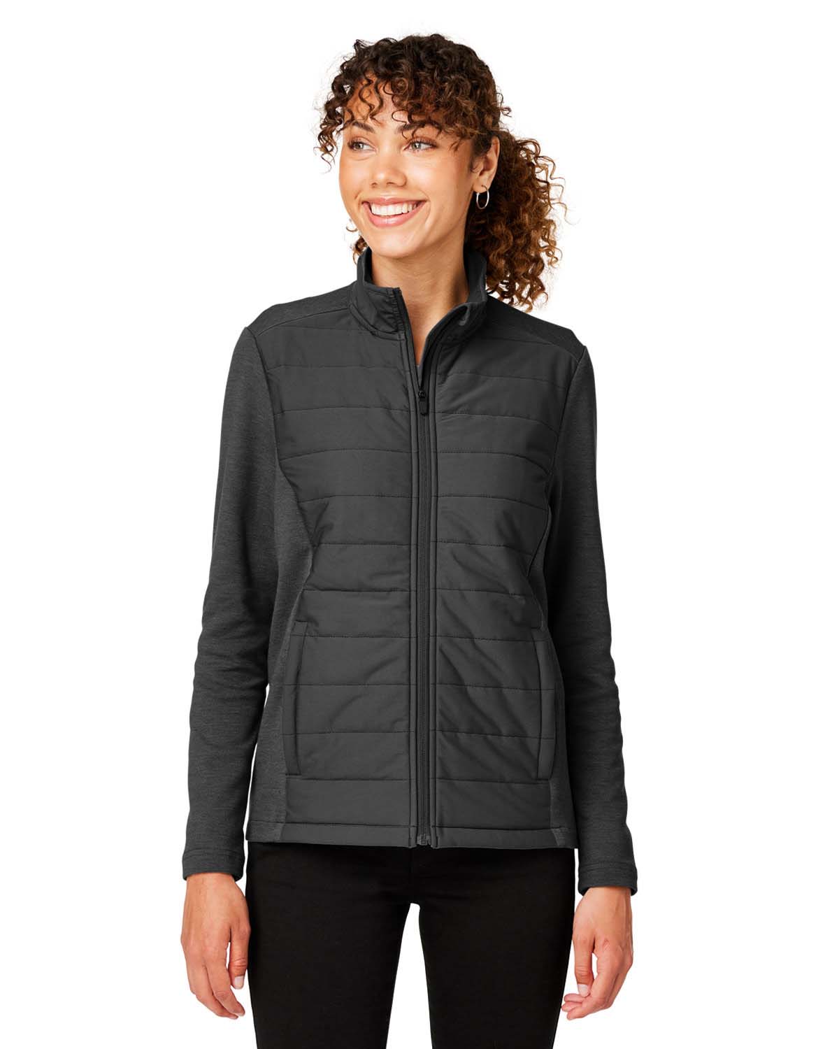 DG704W-BLACK MELANGE/ BLACK-XS