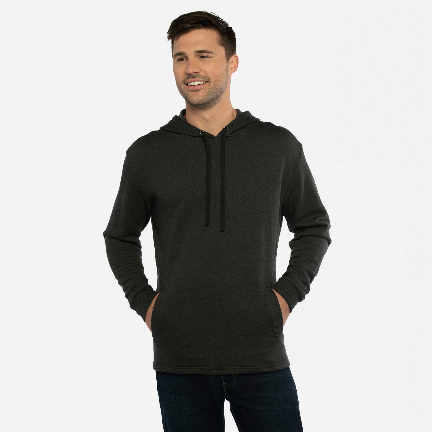 9300-HEATHER BLACK-XS