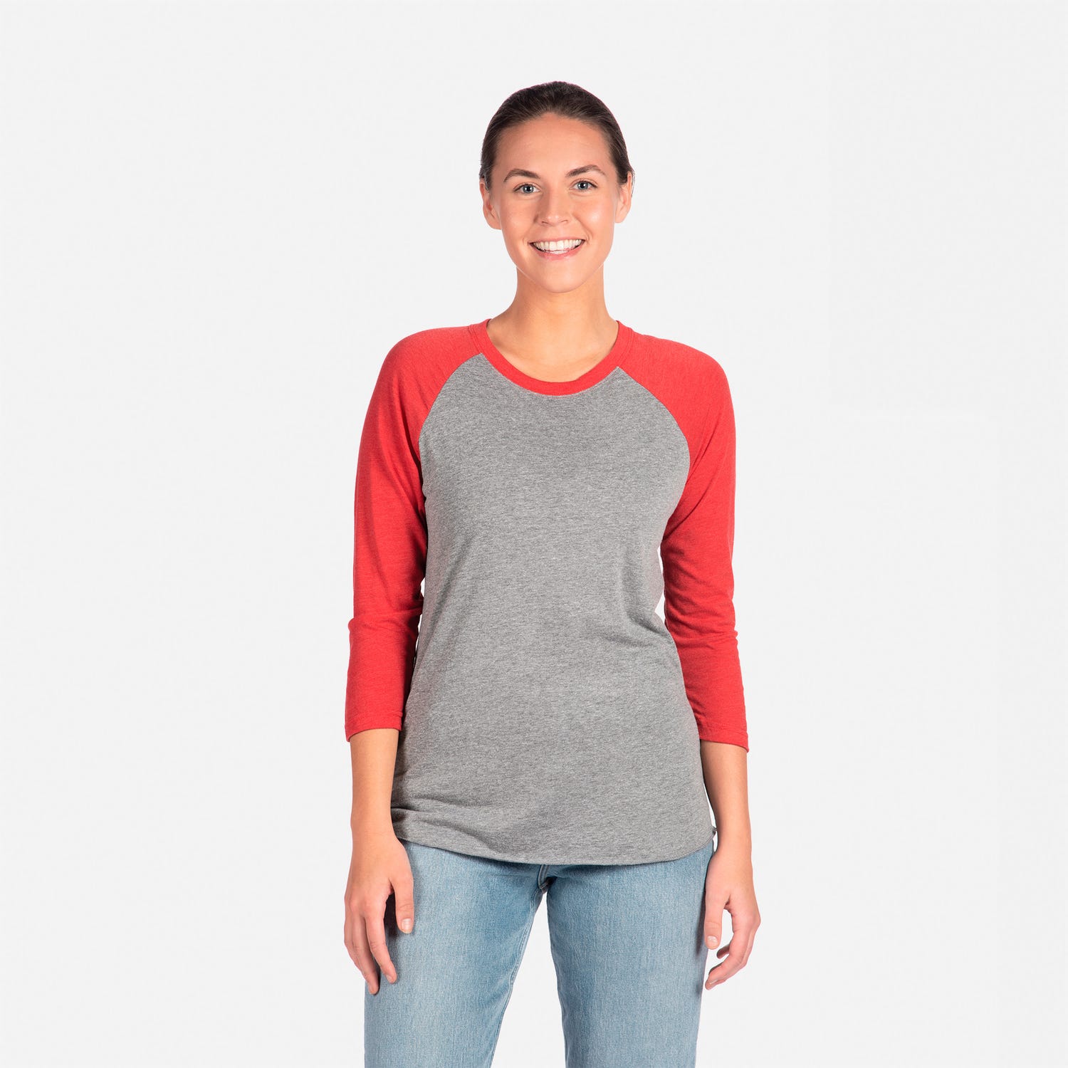 6051-VINTAGE RED/ PREMIUM HEATHER-XS