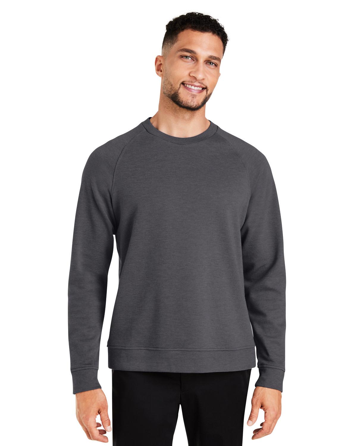 DG482-BLACK MELANGE-S
