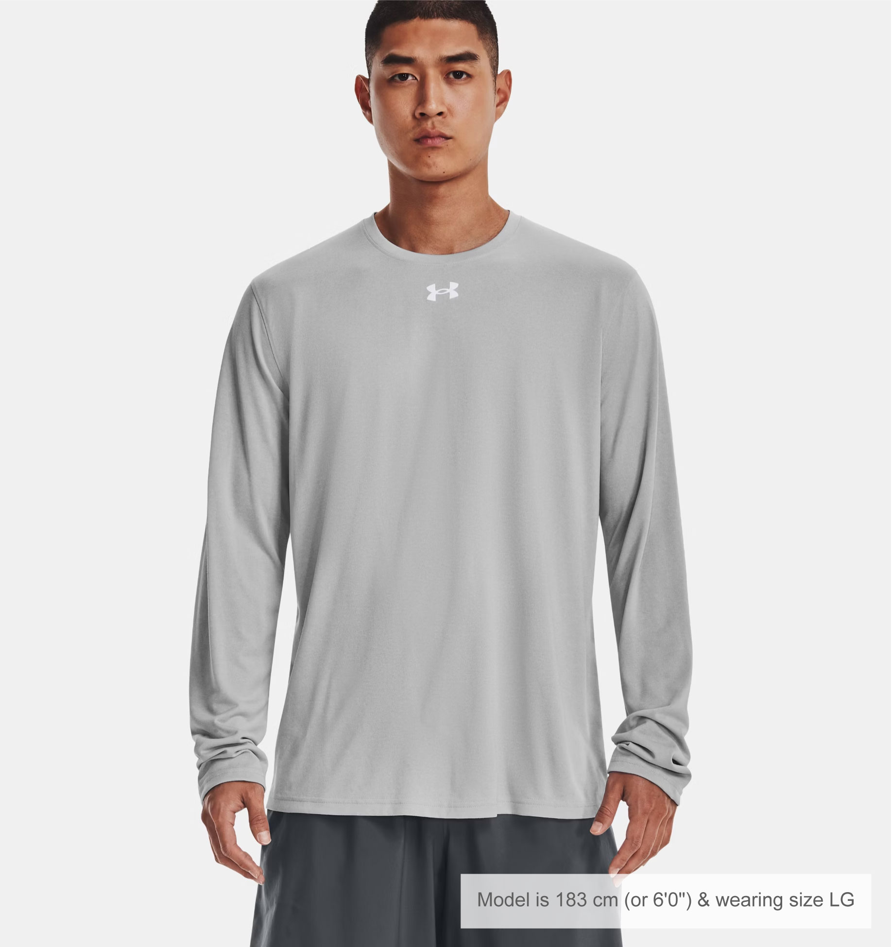 1376843-MOD GREY LIGHT HEATHER/WHITE-S