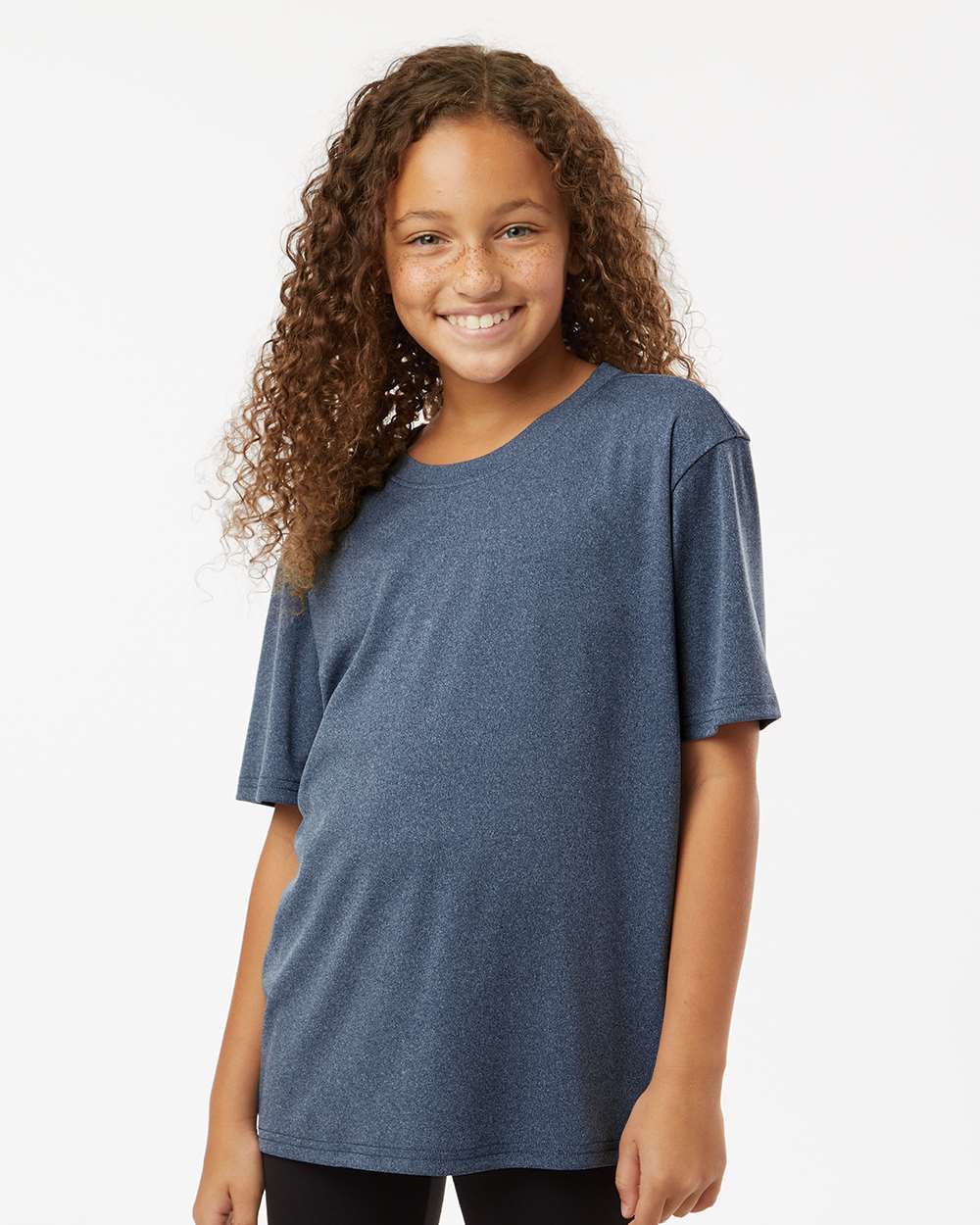 48000Y-HEATHER NAVY-XS