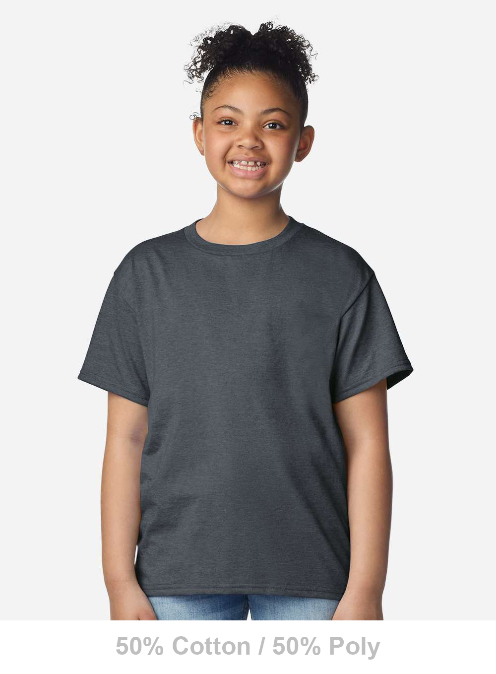 3000B-DARK HEATHER-XS