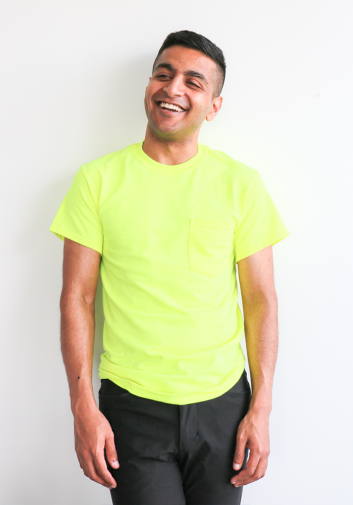 gildan 2300 ultra cotton t shirt in safety green | T-shirt.ca