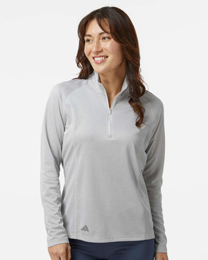 Adidas A594 Women's Space Dyed Quarter-Zip Pullover - T-shirt.ca