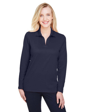Devon & Jones DG20LW Ladies' CrownLux Performance Plaited Long