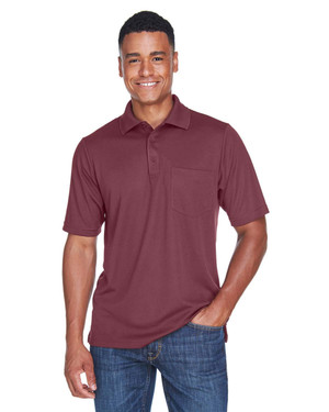 Core365 88181P Men's Performance Pique Polo Shirt with Pocket - T