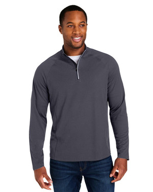 mya01 Core365 CE418 Men's Origin Performance Pique Quarter-Zip