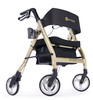 Comodita Spazio Special Extra Wide Heavy-Duty Rollator Walker with Comfortable 20" Wide Nylon Seat