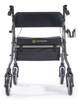 Comodita Spazio Special Extra Wide Heavy-Duty Rollator Walker with Comfortable 20" Wide Nylon Seat