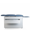 1000PX-XXDX-XXX-31 Brewer Company Versa Exam Table with Pediatric Upholstered Top with 500 lb. Weight Capacity, Pass-through Rear Drawer, 5 year warranty, and Seamless Upholstery  in Deep Sapphire