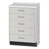 8805-A Clinton Industries Molded Top Treatment Cabinet with 5 Drawers