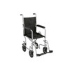 atc17-sl Drive Medical Lightweight Transport Wheelchair, 17" Seat, Silver