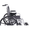 tr16 Drive Medical Poly Fly Light Weight Transport Chair Wheelchair with Swing away Footrests, 16" Seat