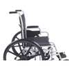 tr20 Drive Medical Poly Fly Light Weight Transport Chair Wheelchair with Swing away Footrests, 20" Seat