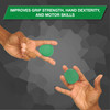 927807 Performance Health Thera-Band Hand Exerciser, Medium-Extra Large, Green