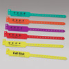 6251Y Posey Fall Risk Bracelets, Yellow, 50 Count, 1/BX