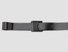 6546 Posey Premium EZ Clean Gait Belt with Spring Loaded Buckle, Black, 58"