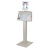 BD101-0012 Bowman Manufacturing Company, Inc. Respiratory Hygiene Bundle Station 101, Includes: Respiratory Hygiene Station RS001-0512, Kiosk Stand KS010-0412, and Sign Holder MP-070
