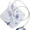 AS302 Amsino International, Inc. Drainage Bag, 2000mL, Anti-Reflux Device, Pre-Pierced Needle Free Sampling Port (Luer Slip or Blunt Cannula Compatible), Universal Double Hook & Rope Hanger, T-Tap Drain Port, Sterile Fluid Pathway, 20/cs