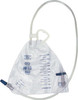 AS332 Amsino International, Inc. Drainage Bag, Pear Shape, 2000mL, Bottom Draining, Universal Hanger, Anti-Reflux Flutter Valve, Air-Vent, Needleless Sampling Port, Sterile Fluid Pathway, 20/cs