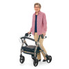 Comodita Piccola Petite Heavy Duty Rollator Walker with Comfortable 15" Wide Seat