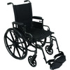 7101593 Performance Health Probasics K4 High Strength Wheelchair, 20'' x 16'' W/Footrests
