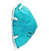 3M 1860 Teal Polyester Cup Style Disposable N95 Particulate Filter Respirator & Surgical Mask, Regular - 20/Box, 6 boxes/case