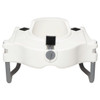 10360-3 Dynarex Raised Toilet Seat with Arms, White, 1pc/bx,3box/cs