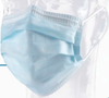 Aspen Surgical FluidGard®120 15900 Blue Ear Loop Procedure Mask - 500/Case