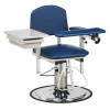6320 Clinton Industries H Series, padded hydraulic chair w/ drawer