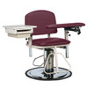 6320 Clinton Industries H Series, padded hydraulic chair w/ drawer