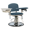 6320 Clinton Industries H Series, padded hydraulic chair w/ drawer