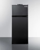 BKRF1119B Accucold Frost-free Break Room Refrigerator-freezer In Black With Nist Calibrated Alarm/Thermometers, Each