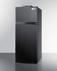 BKRF1119B Accucold Frost-free Break Room Refrigerator-freezer In Black With Nist Calibrated Alarm/Thermometers, Each