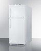 BKRF21W Accucold 21 Cu.Ft. Break Room Refrigerator-freezer In White With Nist Calibrated Alarm/Thermometers, Each