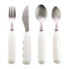 61-0043 Fabrication Enterprises, Inc. Utensil, comfort grip, 3 oz. Soup spoon