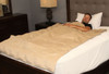 13-4169 Fabrication Enterprises, Inc. Sommerfly, Sleep Tight Weighted Blanket, Tan Corduroy, XL