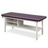 15-4417 Fabrication Enterprises, Inc. Alpha-S Treatment Table, 1-Section, Tiered Shelving Unit, 1 Shelf, 72" x 30" x 31"