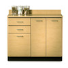 15-4578 Fabrication Enterprises, Inc. Base Cabinet, 3 Doors, 2 Drawers, 42"L
