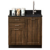 15-4584 Fabrication Enterprises, Inc. Fashion Finish Base Cabinet, 2 Doors, 2 Drawers, 36"