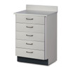 15-4603 Fabrication Enterprises, Inc. Treatment Cabinet, 5 Drawers