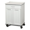 15-4612 Fabrication Enterprises, Inc. Fashion Finish Mobile Treatment Cabinet, Molded Top, 2 Doors, 1 Drawer