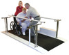 15-5160B Fabrication Enterprises, Inc. Electric Bariatric Parallel Bars, Motorized Height and Width Adjustable, 6', 220V