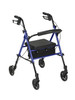 70-0583 Fabrication Enterprises, Inc. Adjustable Height Rollator, 6" Casters, Blue