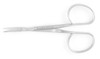 MH18-1416 Integra Miltex IRIS SCISSORS 4, CVD, STD FLAT SHANKS, RIBBON RING, Each