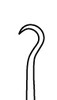 MH21-88 Integra Miltex CONVERSE (GILLIES) SKIN HOOK, 7, 4.2MM HOOK, LARGE, Each