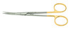 PM-2990 Integra Miltex PECK-JOSEPH SCISSORS, 5-5/8, TC, CURVED, SERRATED, Each
