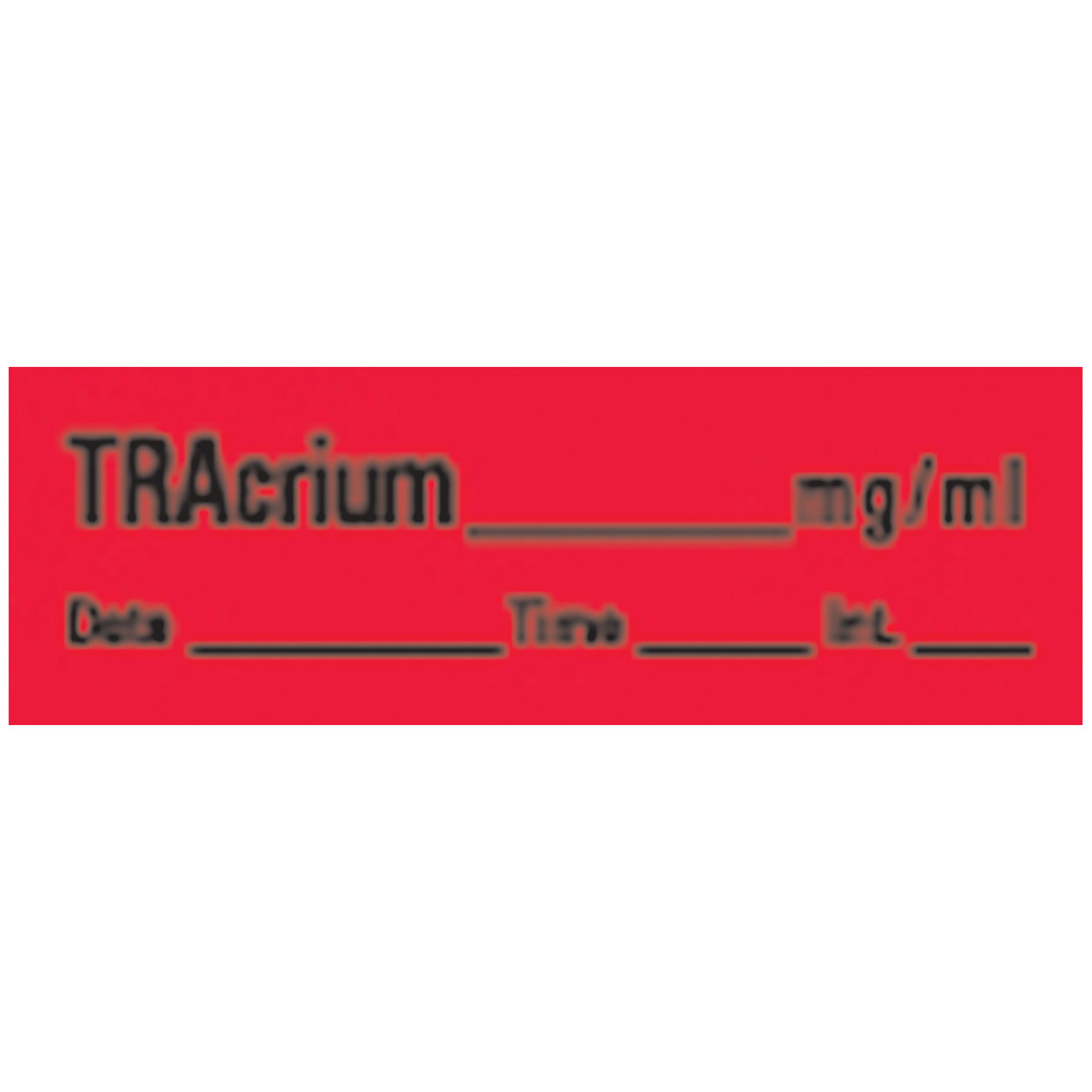 Precision Dynamics (formerly PDC Timemed) AN-95 Tracrium Syringe Labels ...