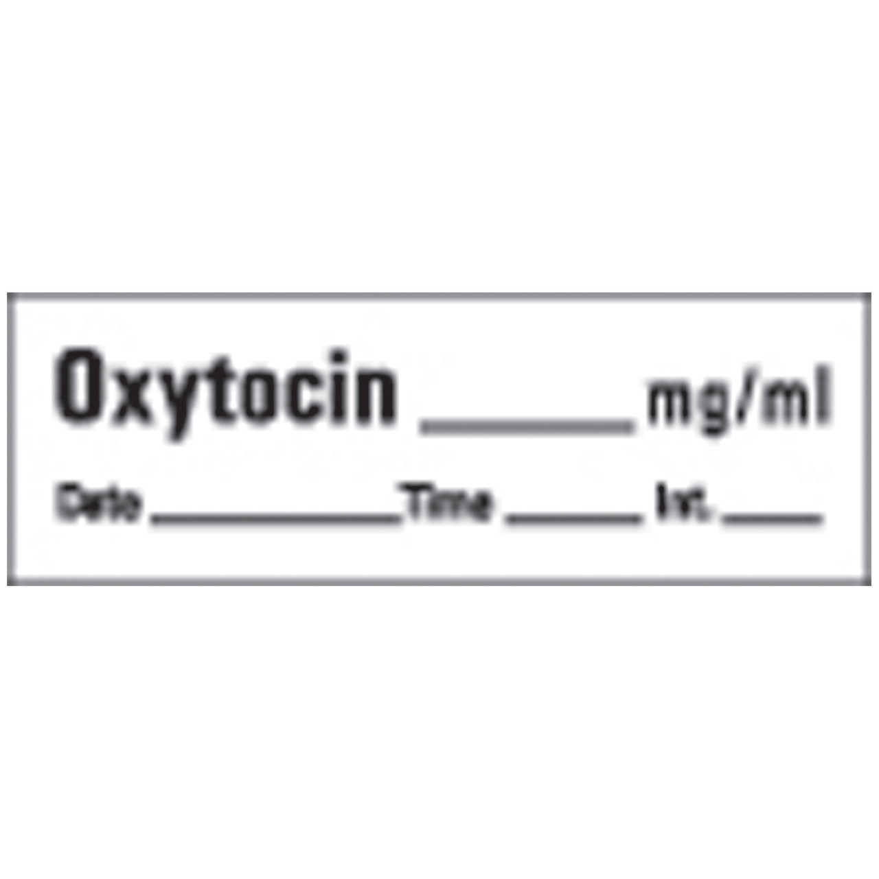 Precision Dynamics (formerly PDC Timemed) AN-76 Oxytocin Syringe Labels ...